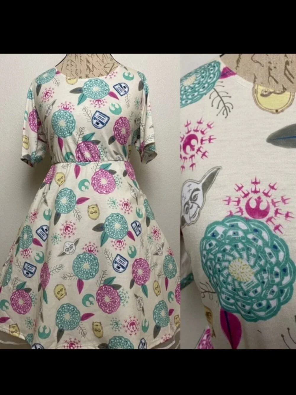Disney Star Wars Her Universe Fit and Flare Dress - Picture 1 of 4